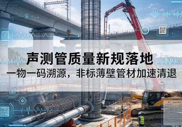内黄声测管质量新规落地，一物一码溯源，非标薄壁管材加速清退